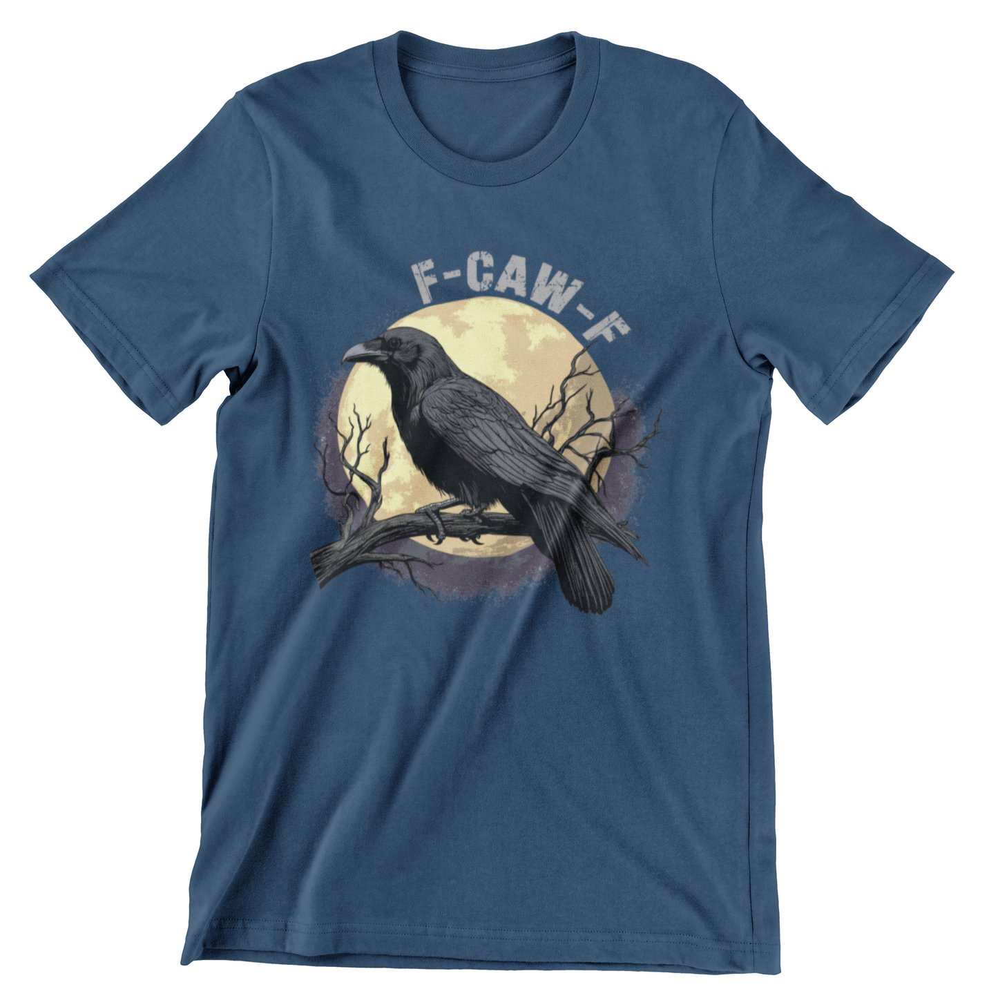 F-CAW-F Black Crow Moon Gothic Dark Humor