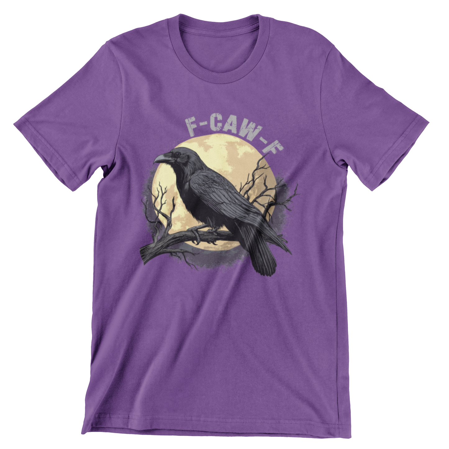 F-CAW-F Black Crow Moon Gothic Dark Humor