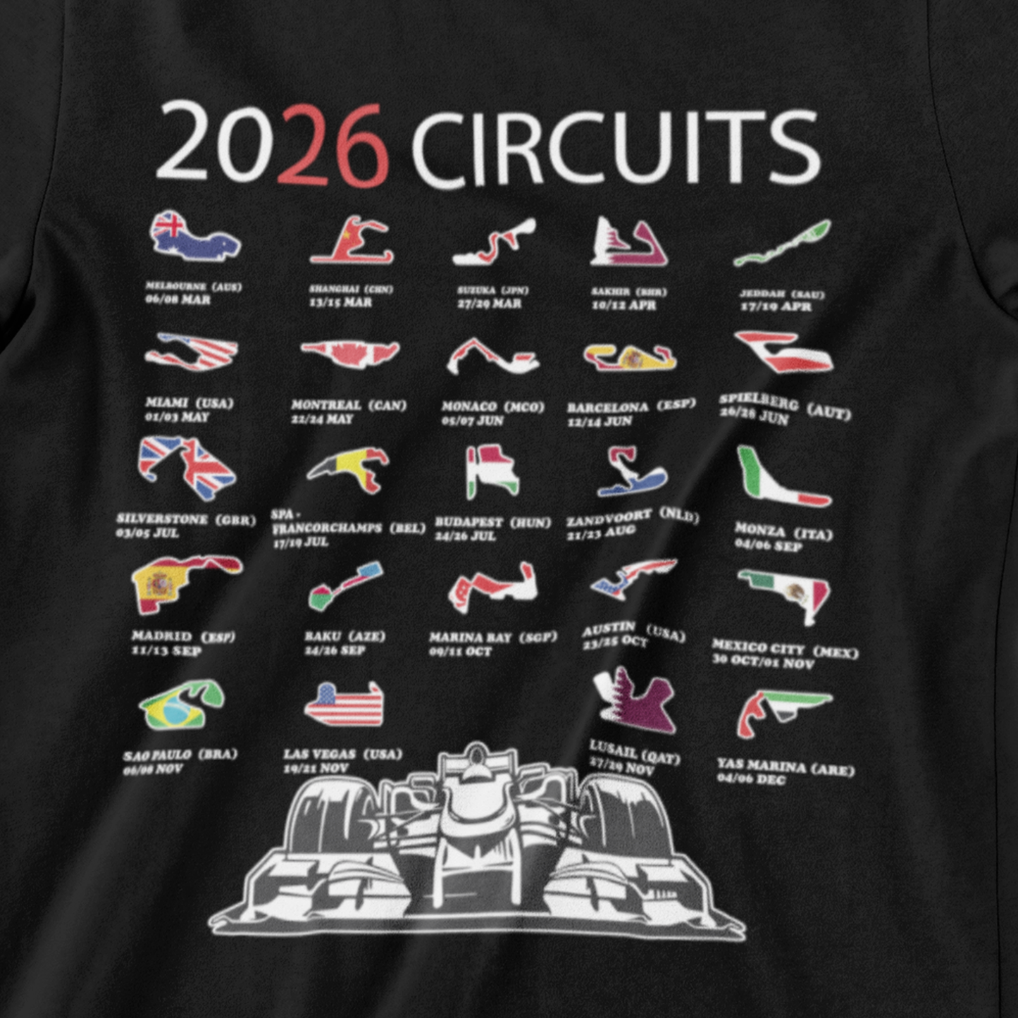 2026 Circuits Complete Season Track Map Schedule Calendar