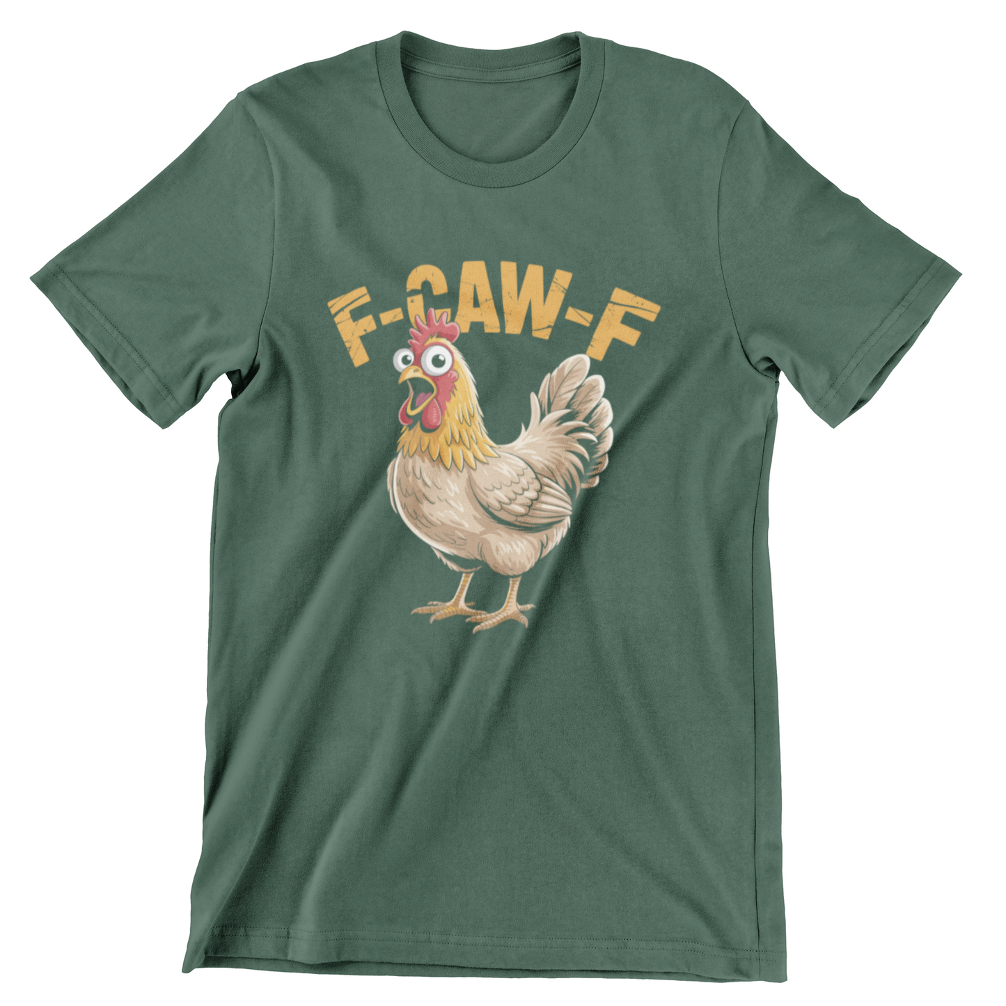 F‑CAW‑F Funny Chicken Meme Sassy Rooster Graphic